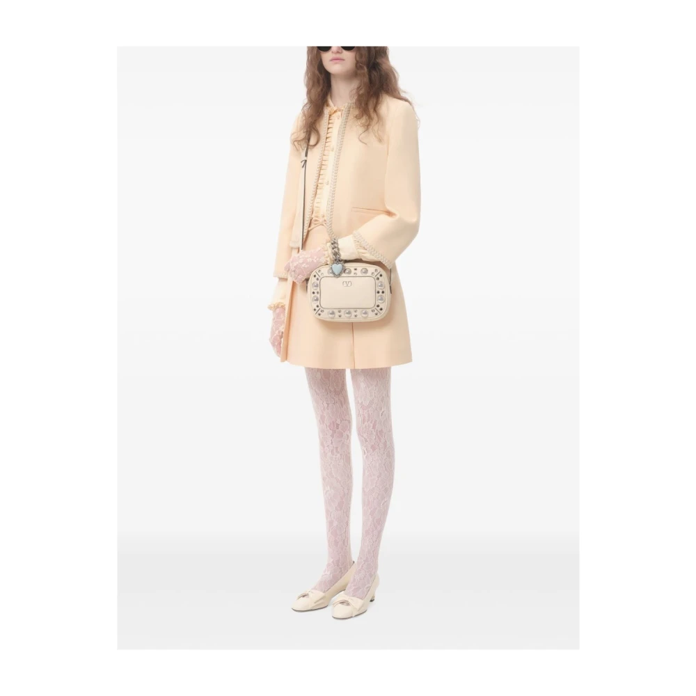 Valentino Garavani Jachtjas met elleboogpatches Beige Dames