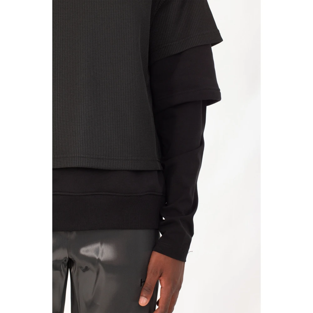 Heliot Emil 3-Laags Hoodie in Blk01 Black Heren