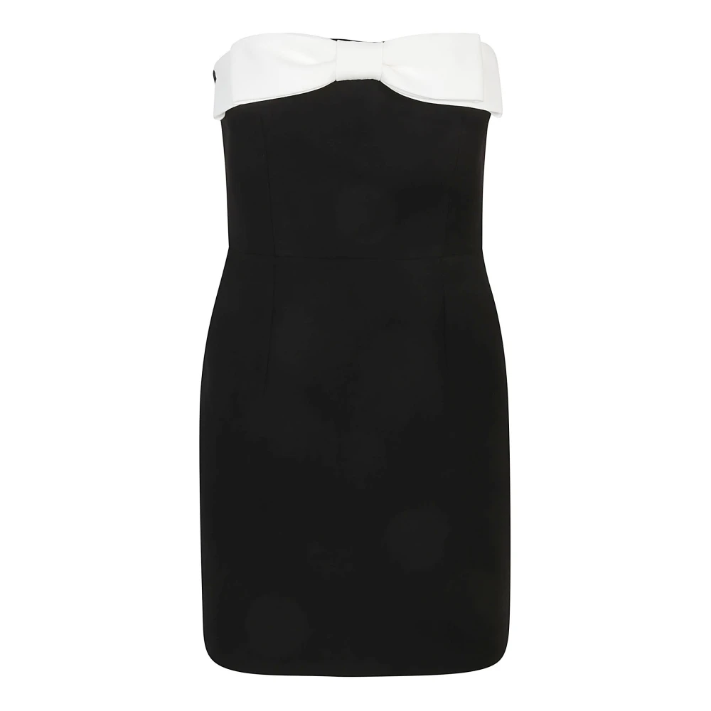 The New Arrivals Ilkyaz Ozel Svart Polyester Klänning Kollektion Black, Dam