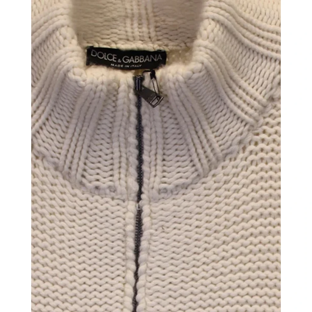 Dolce & Gabbana Pre-owned Wool tops Beige Dames