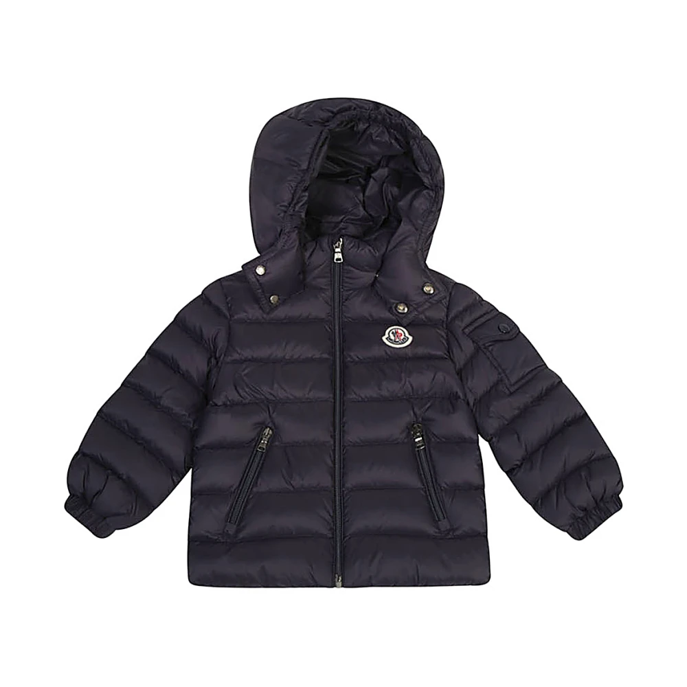 Moncler Blå Parkasjacka för Pojkar Aw24 Blue, Pojke