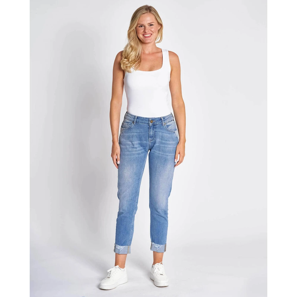 Zhrill Stijlvolle Jeans voor Vrouwen Blue Dames