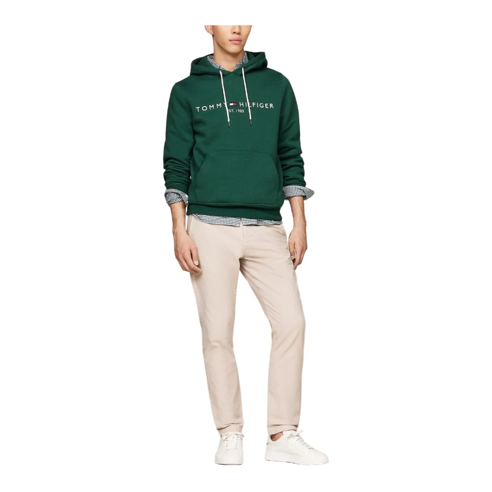 Tommy Hilfiger Stijlvolle Sweatshirt Mw0Mw11599 L6K Green Heren