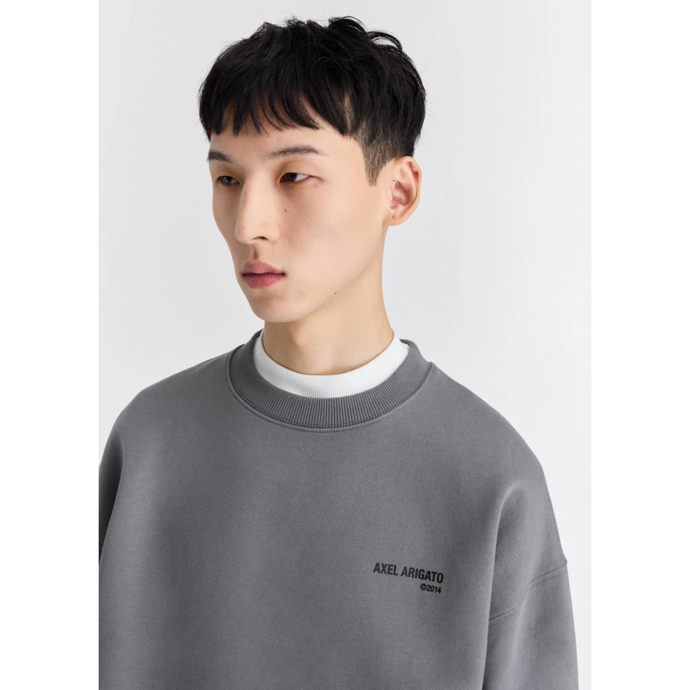 Axel Arigato Spade Sweatshirt Gray Heren