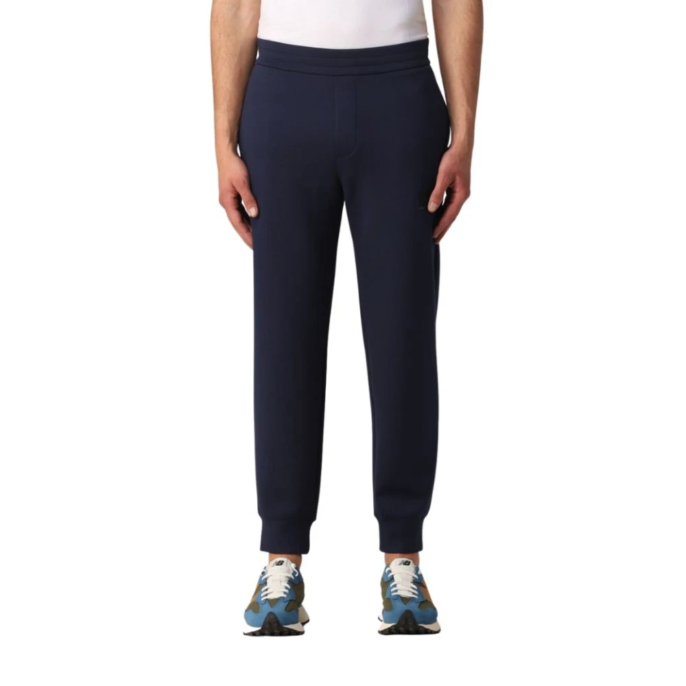 Armani Exchange Blue Soft Leg Trousers - Male - Sweatpants - L - Trousers