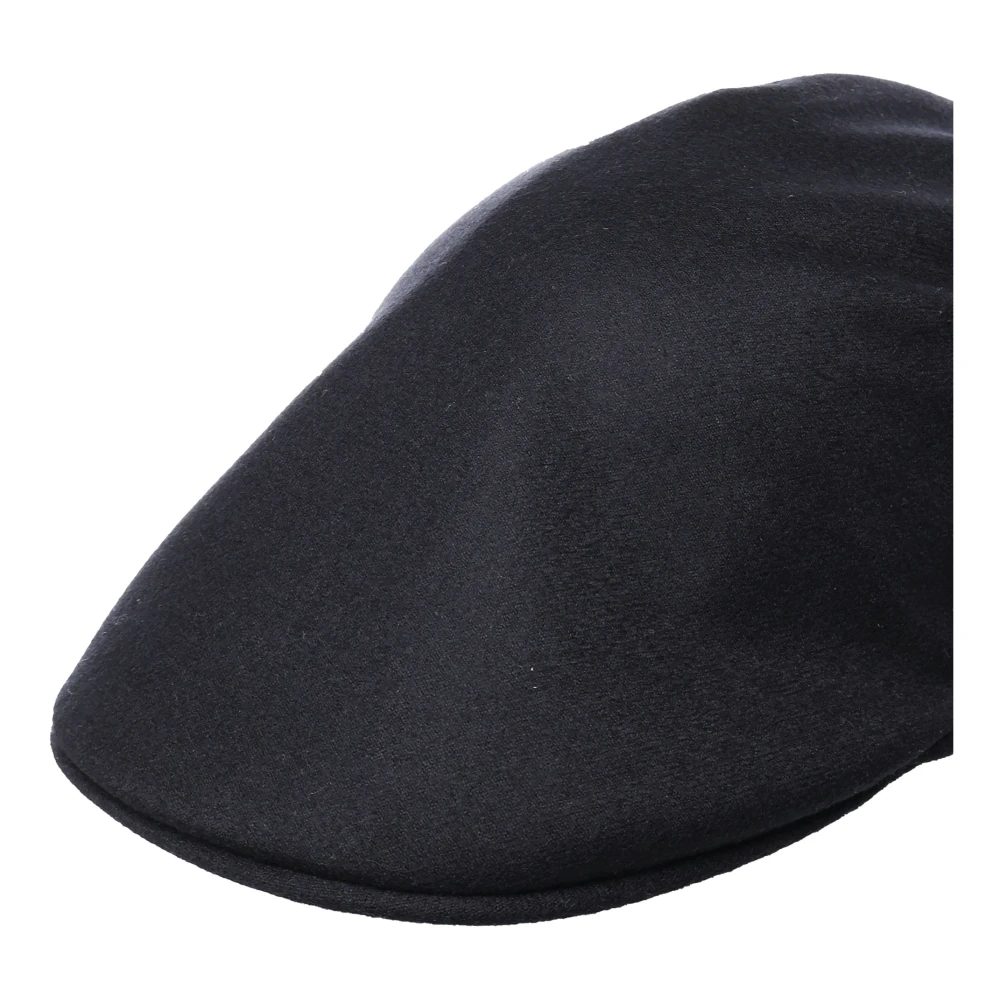 Borsalino Zwarte wollen eendenhoed Black Unisex