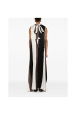 sleeveless-black-striped-dress-with-scarf-detailing