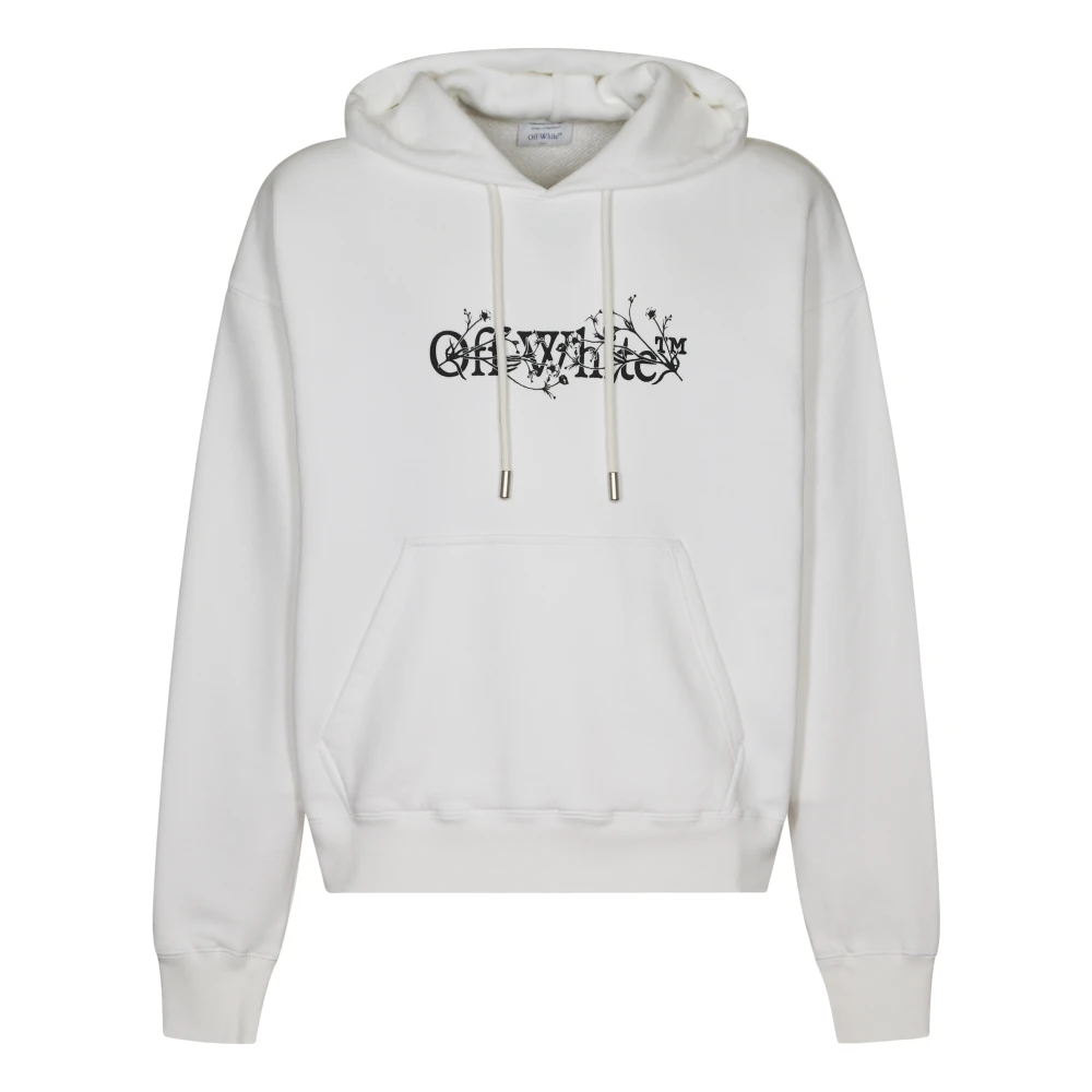 Off White Bloem Skate Hoodie Sweaters White Heren