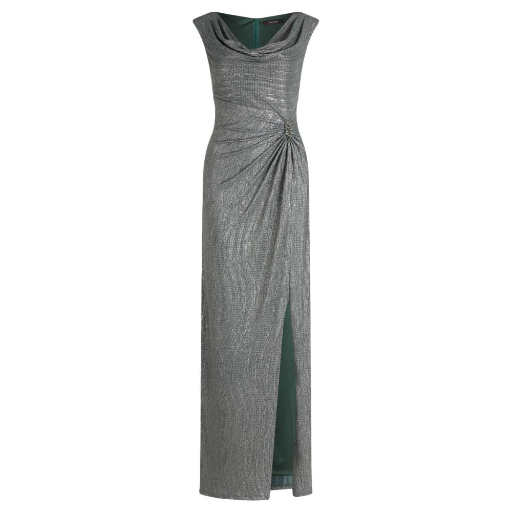 Vera Mont Mouwloze Lange Jurk Gray Dames