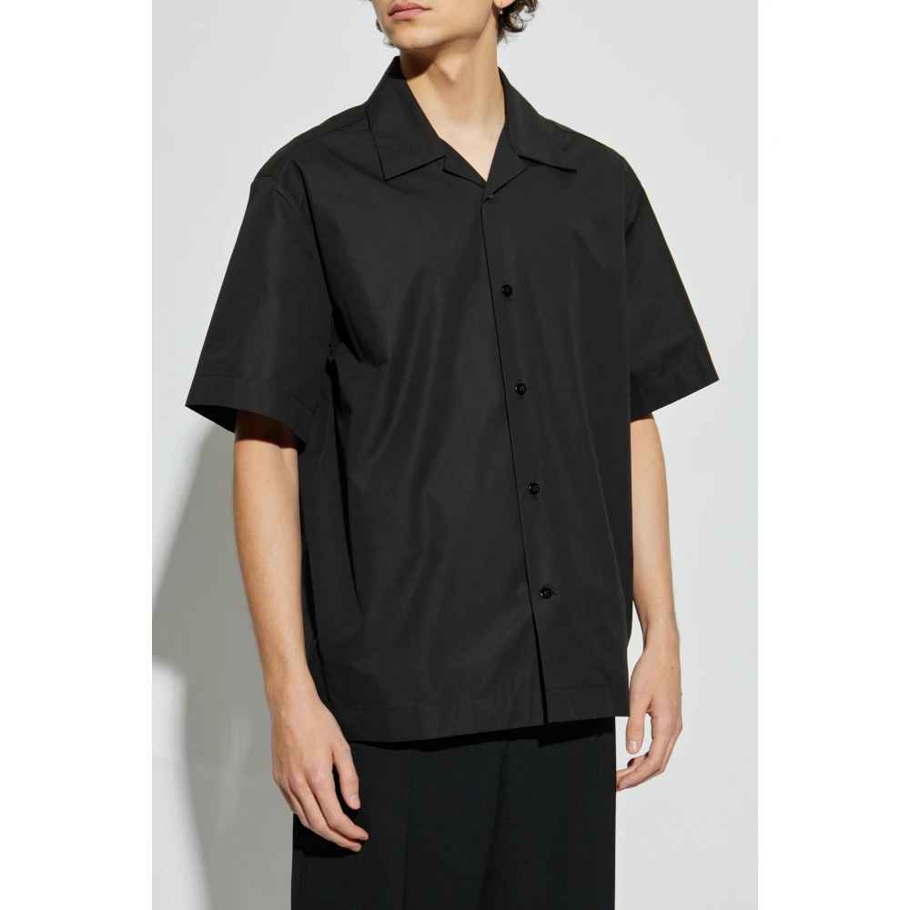 Jil Sander Kortemouwenshirt Black Heren