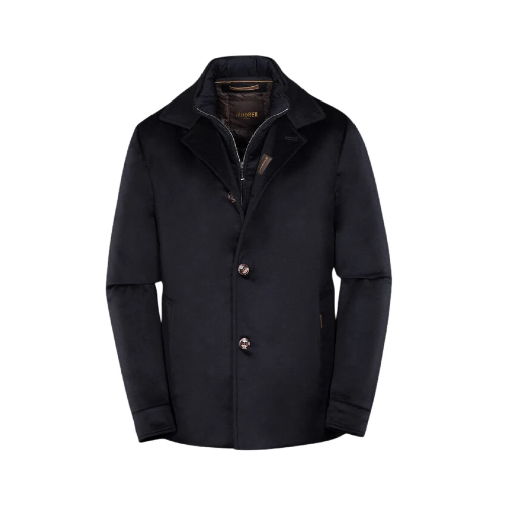 Moorer Men's Blue Winter Jackets, L, Del-Ti Jacket
