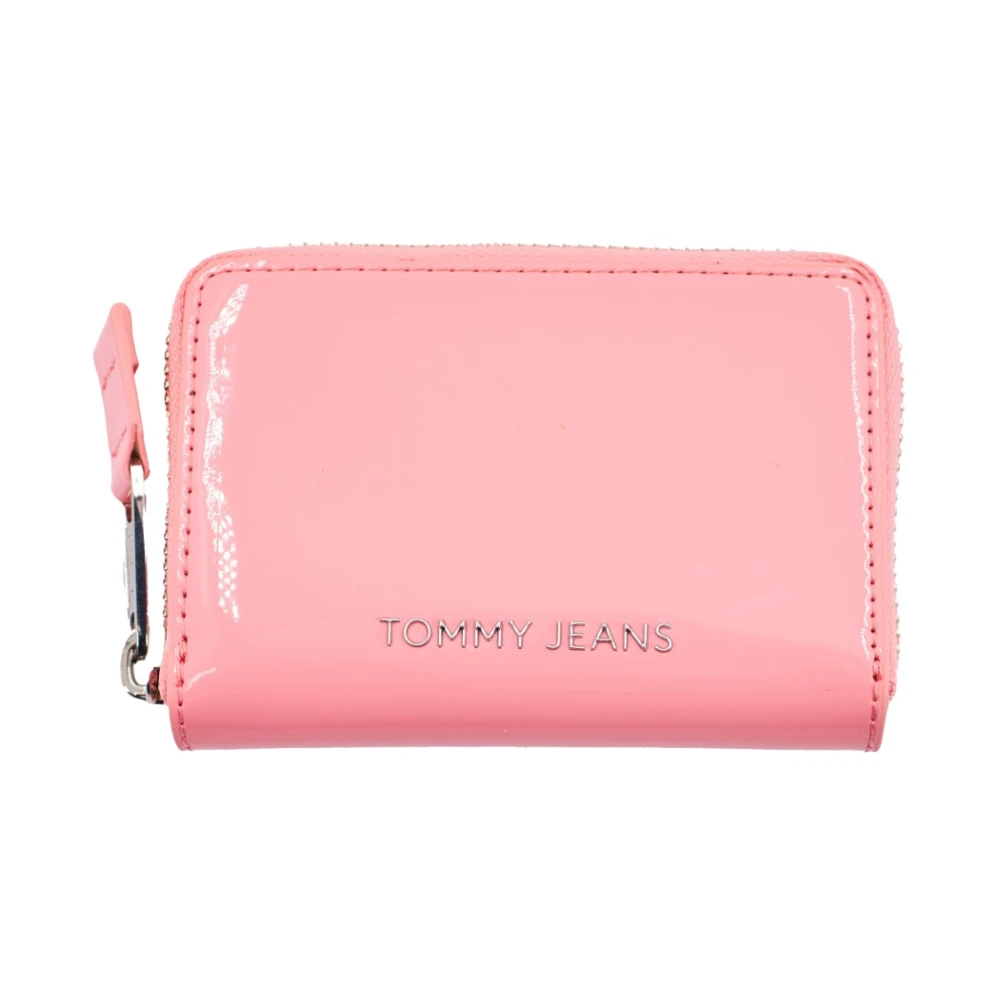 Tommy Jeans Zip-Around Portemonnees Kaarthouders Pink Dames