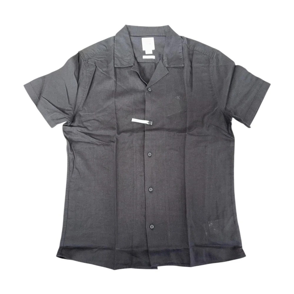 Calvin Klein Men's Black T-Shirts And Polos - Short Sleeve Shirts - M - Shirts