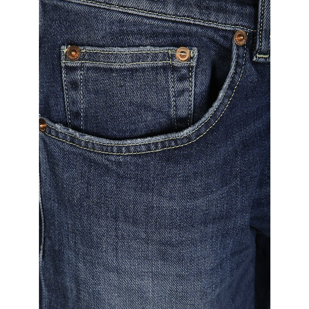 Dondup Iconische Blauwe Jeans Blue Heren