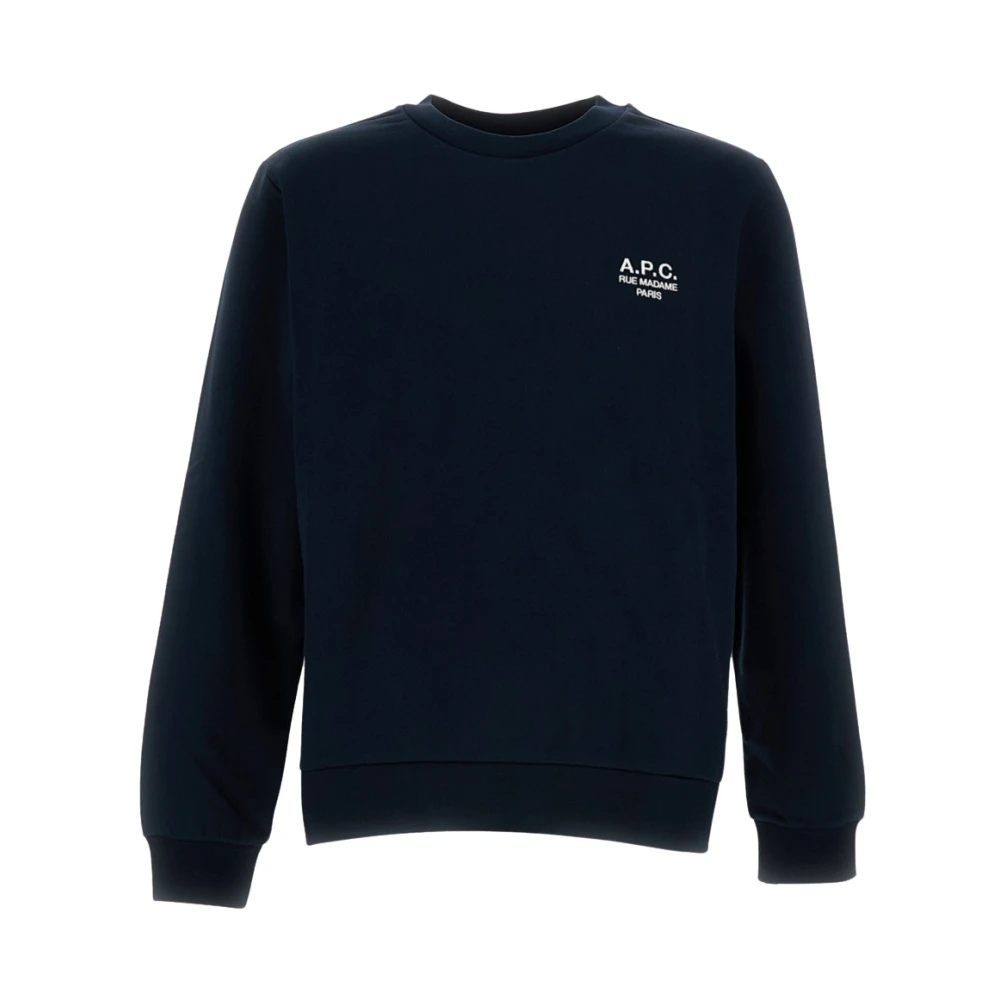 A.p.c. Men's Blue Sweatshirts, L, Sweatshirts