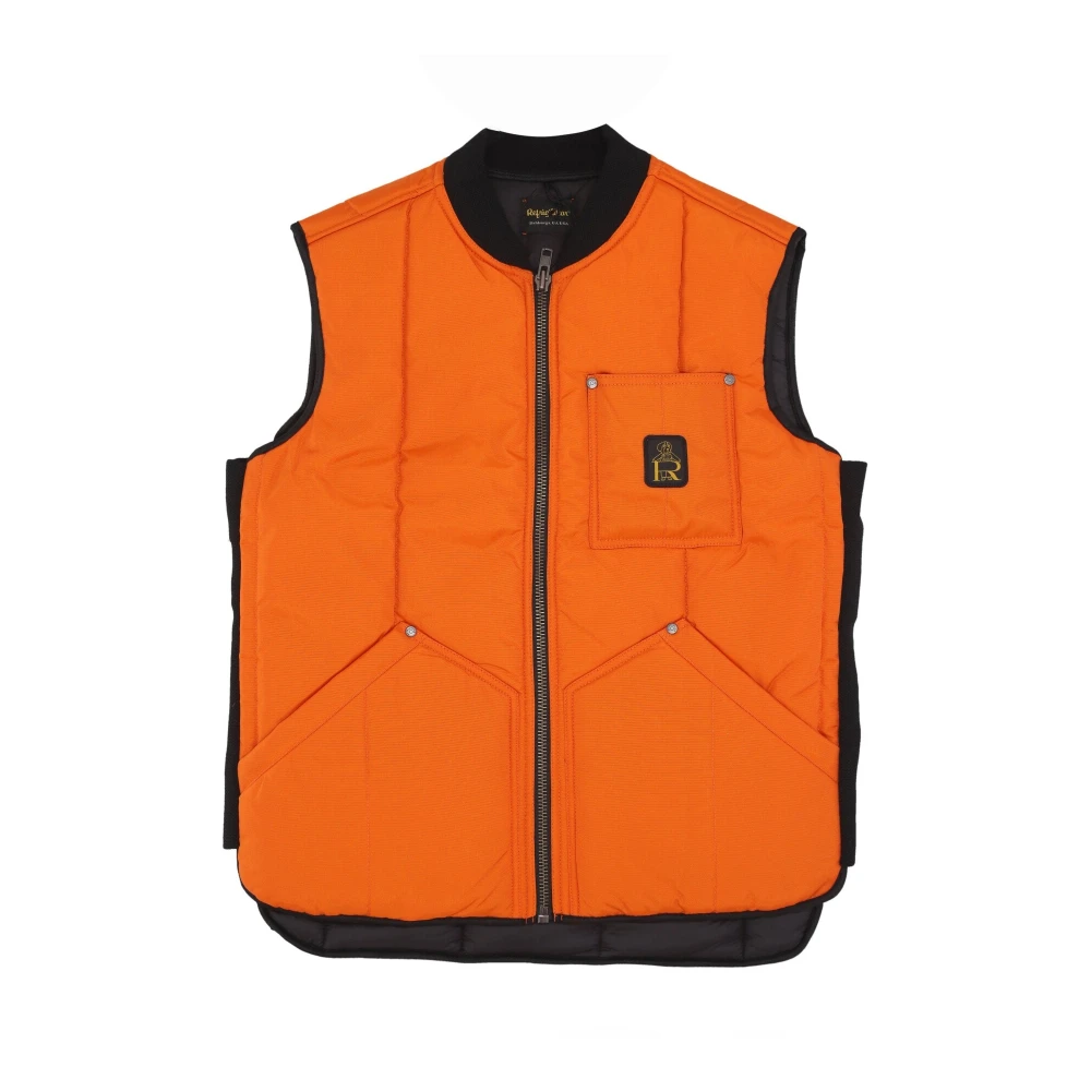 Refrigiwear Orange Nylonväst Med Dragkedja