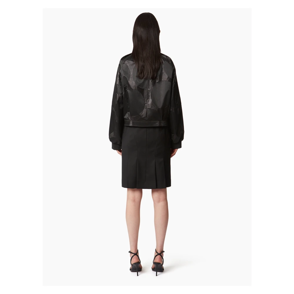 Nina Ricci Lurex Bomber MET Polka Black Dames