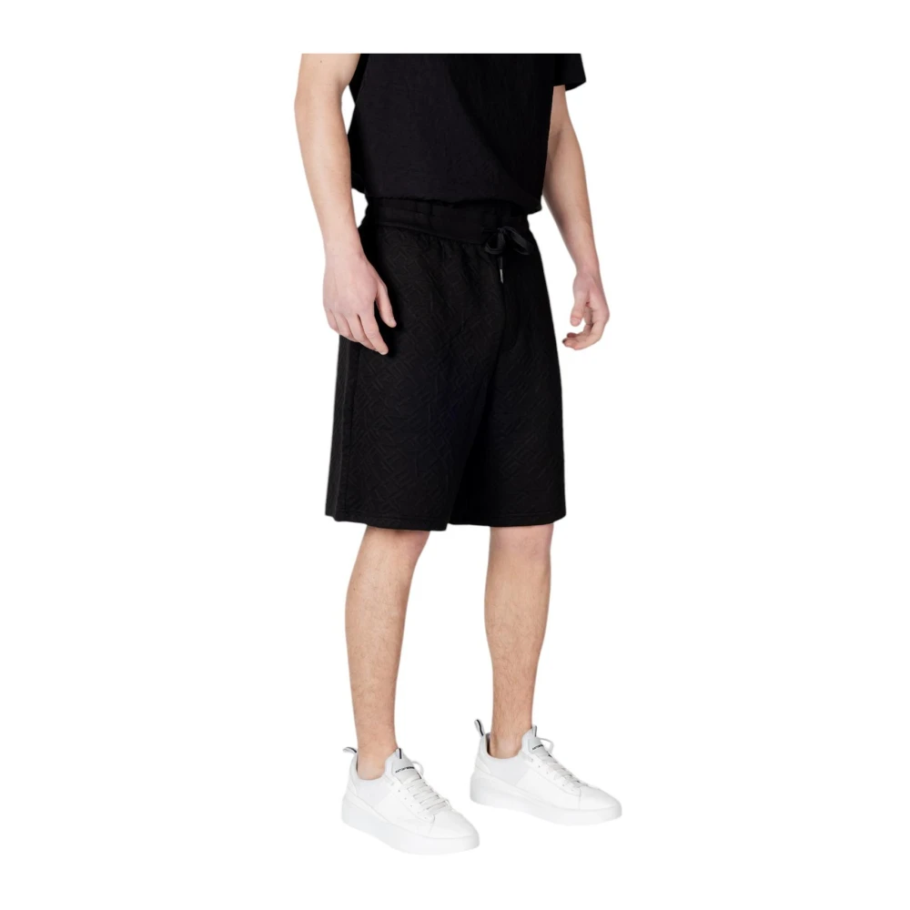 Armani Exchange Zwarte Vetershort voor Mannen Black Heren