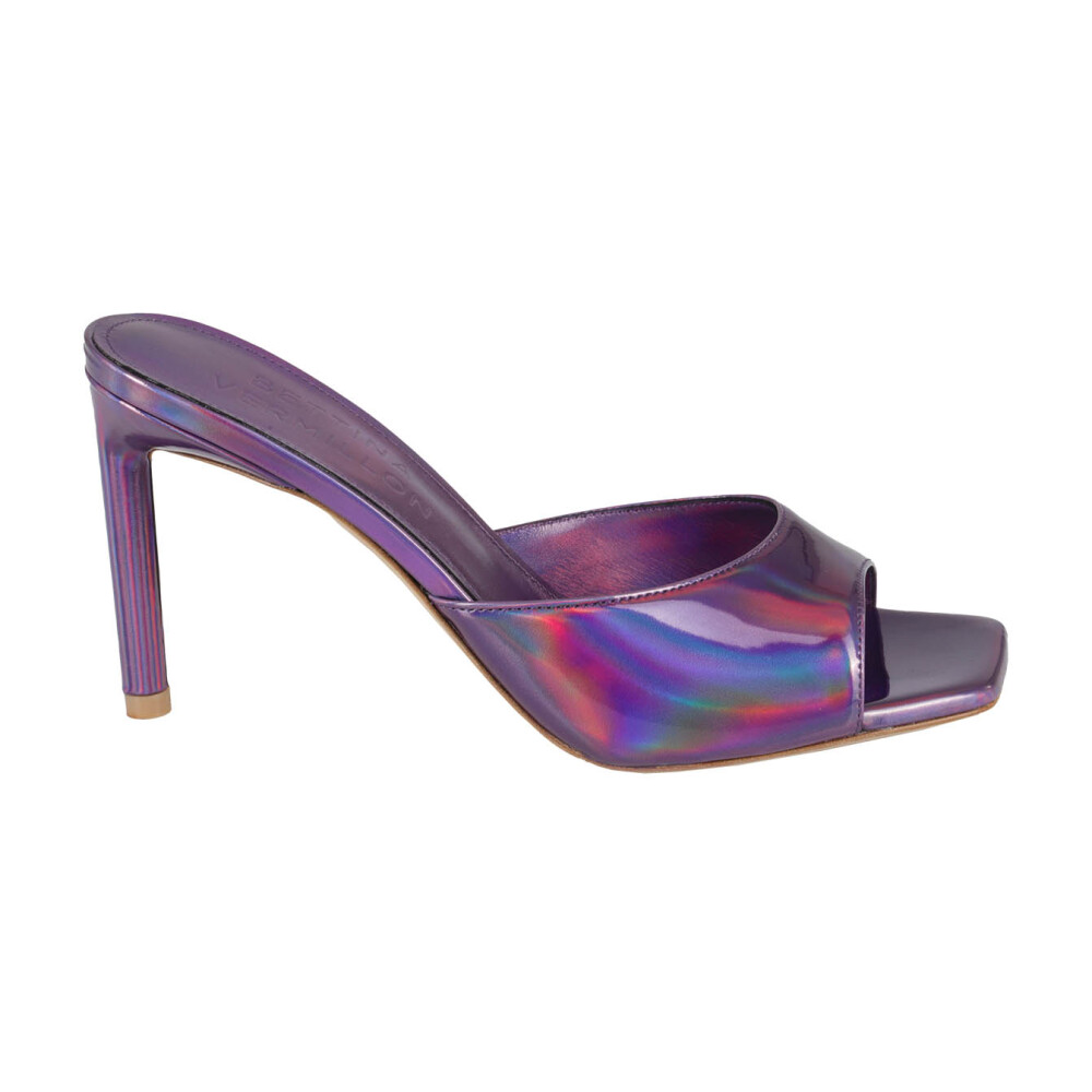 サンダル・ミュール Bettina Vermillon llic Purple Janet Sandal Model Bettina Vermillon Metallic Purple Janet Sandal Model | ShopSimon