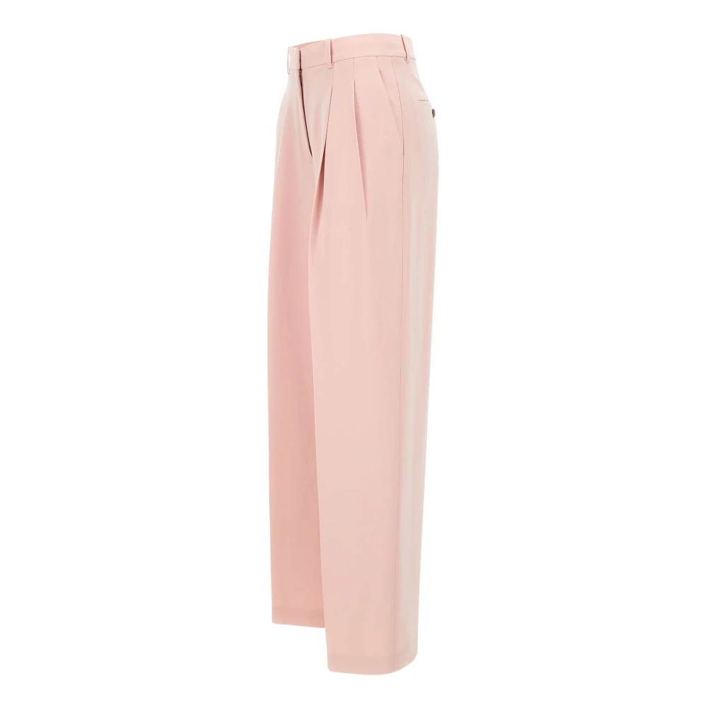 Theory Roze Admiral Japanse Crepe Broek Pink Dames