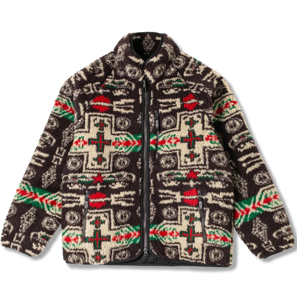 Manastash Chimayo Fleece Jas Bruin Multicolor Heren