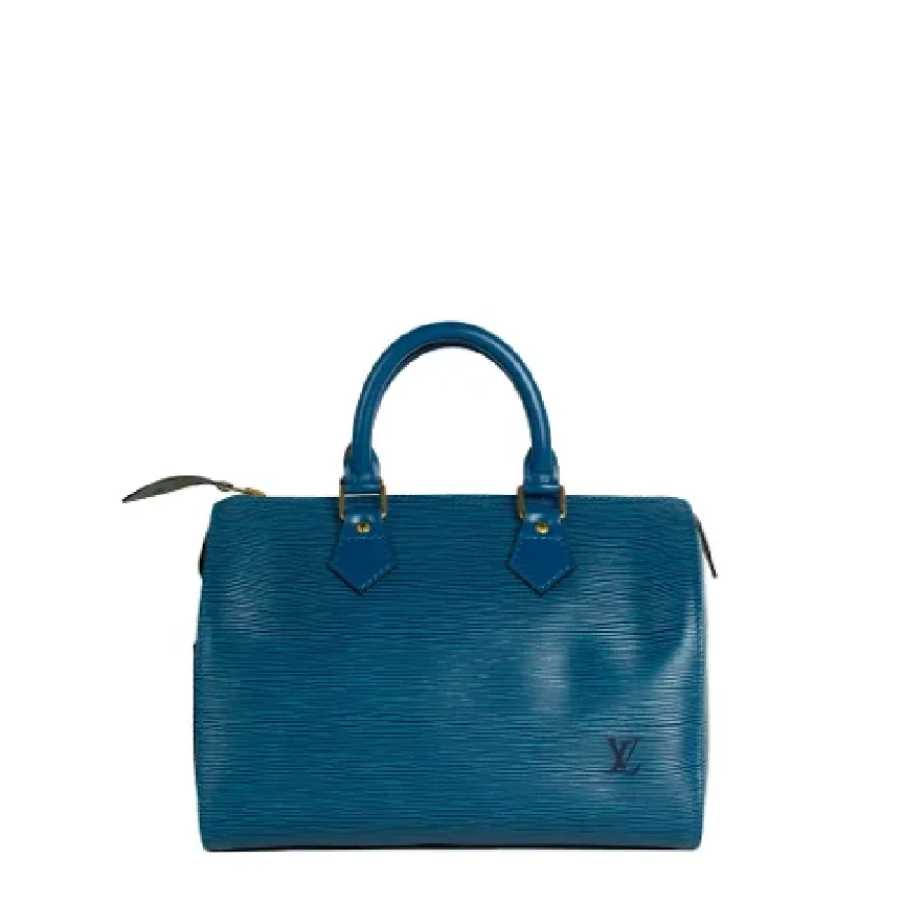 Louis Vuitton Vintage Pre-owned Leather handbags Blue Dames