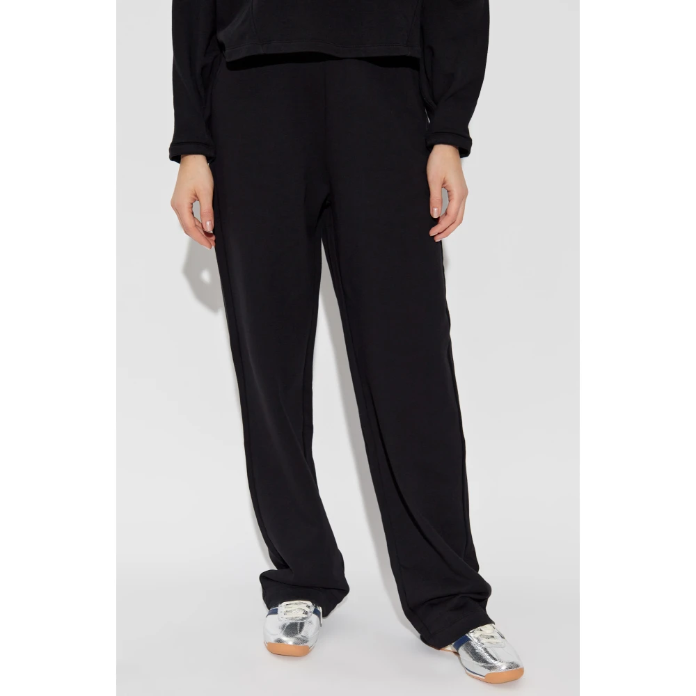 Emporio Armani Sweatpants met logo Black Dames