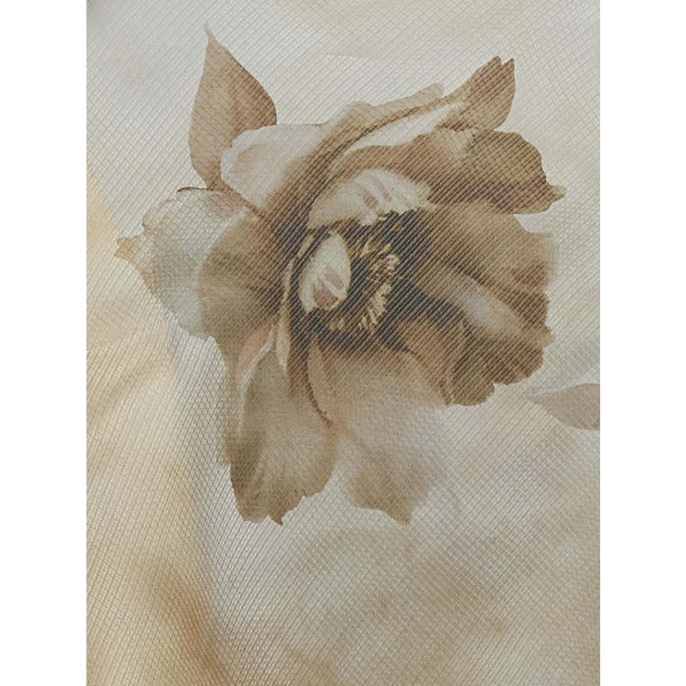 Ralph Lauren Asymmetrische Blouse met Ruches Beige Dames