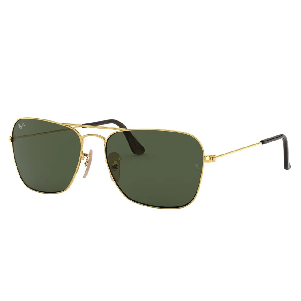 Ray-Ban Unisex Geel Geometrische Zonnebril Caravan Model