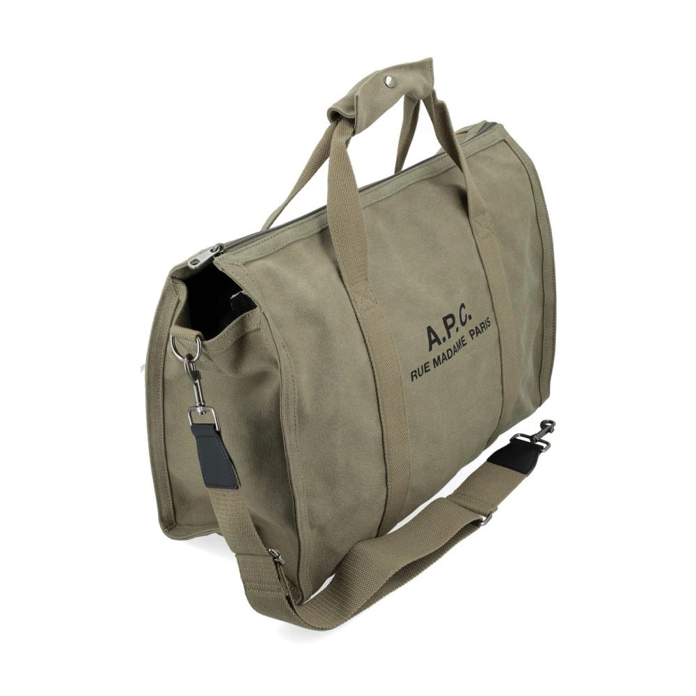 A.p.c. Recuperation Gymtas in canvas Green Heren