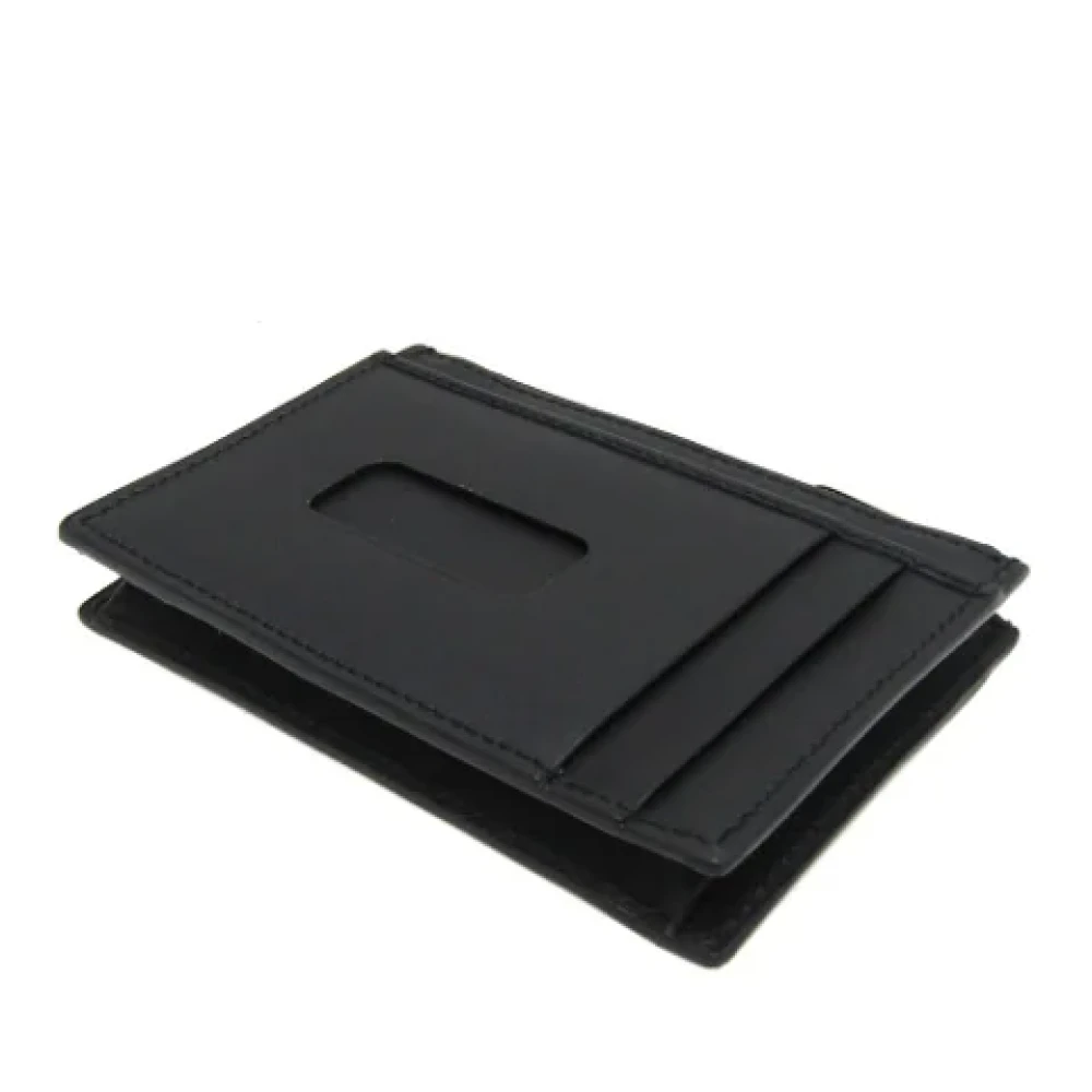 Gucci Vintage Pre-owned Leather wallets Black Dames