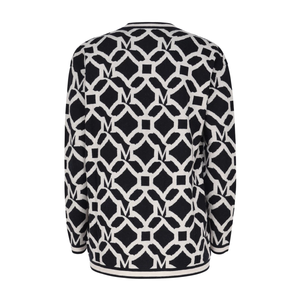 Max Mara Blauwe Katoenen Truien Blue Dames