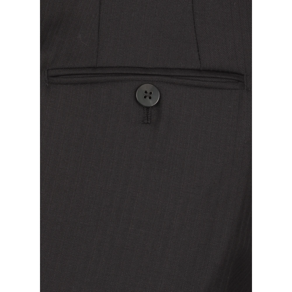 Caruso Blauw Wollen Pak Jas Klassieke Stijl Blue Heren