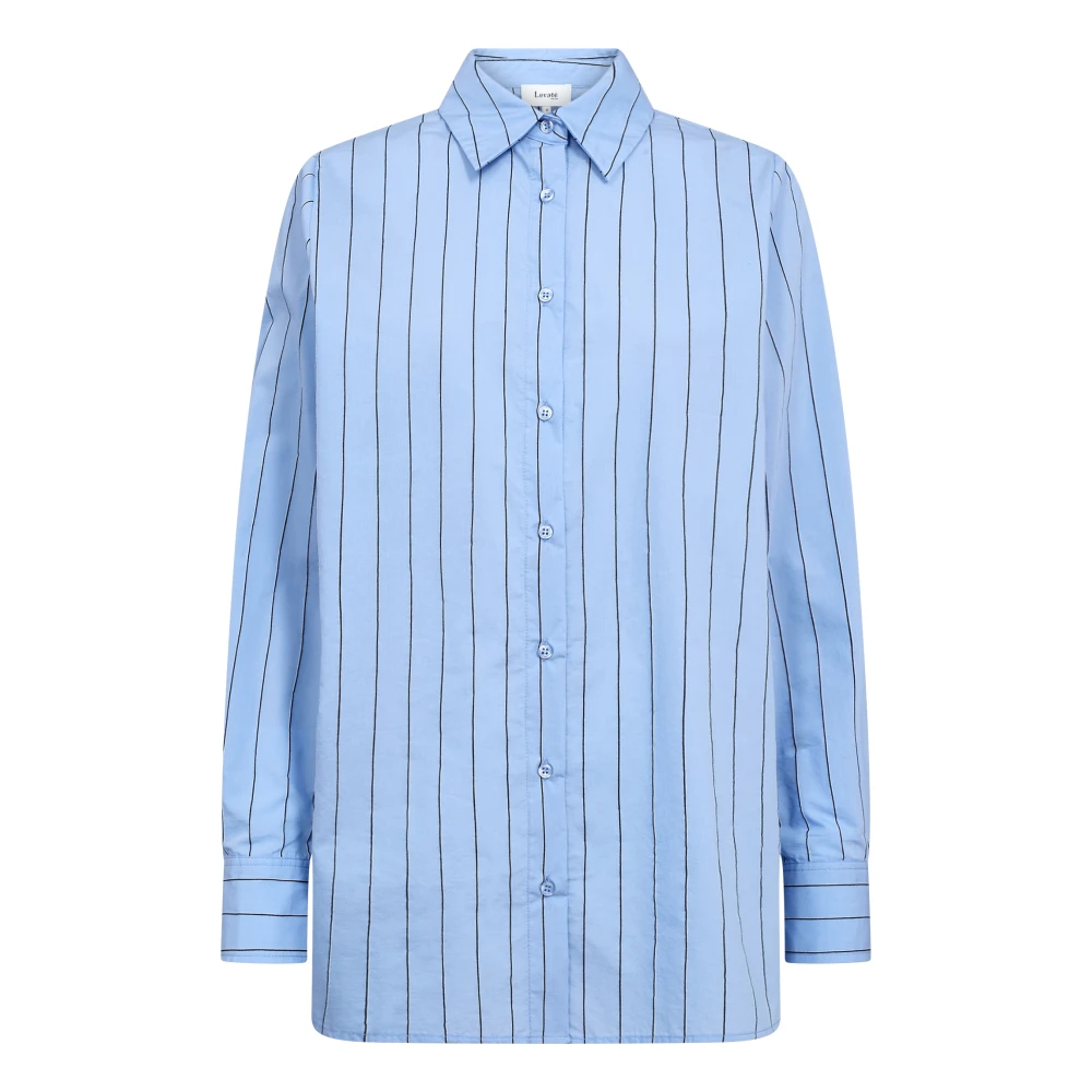 Levete Room Blauw Gestreept Shirt Ingelin 2 Blue Dames