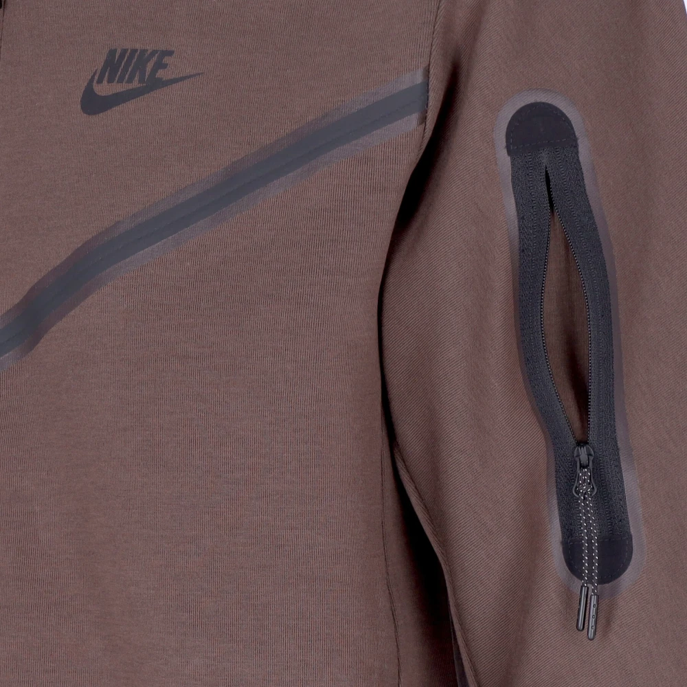 Nike Tech Fleece Full-Zip Hoodie Brown Heren