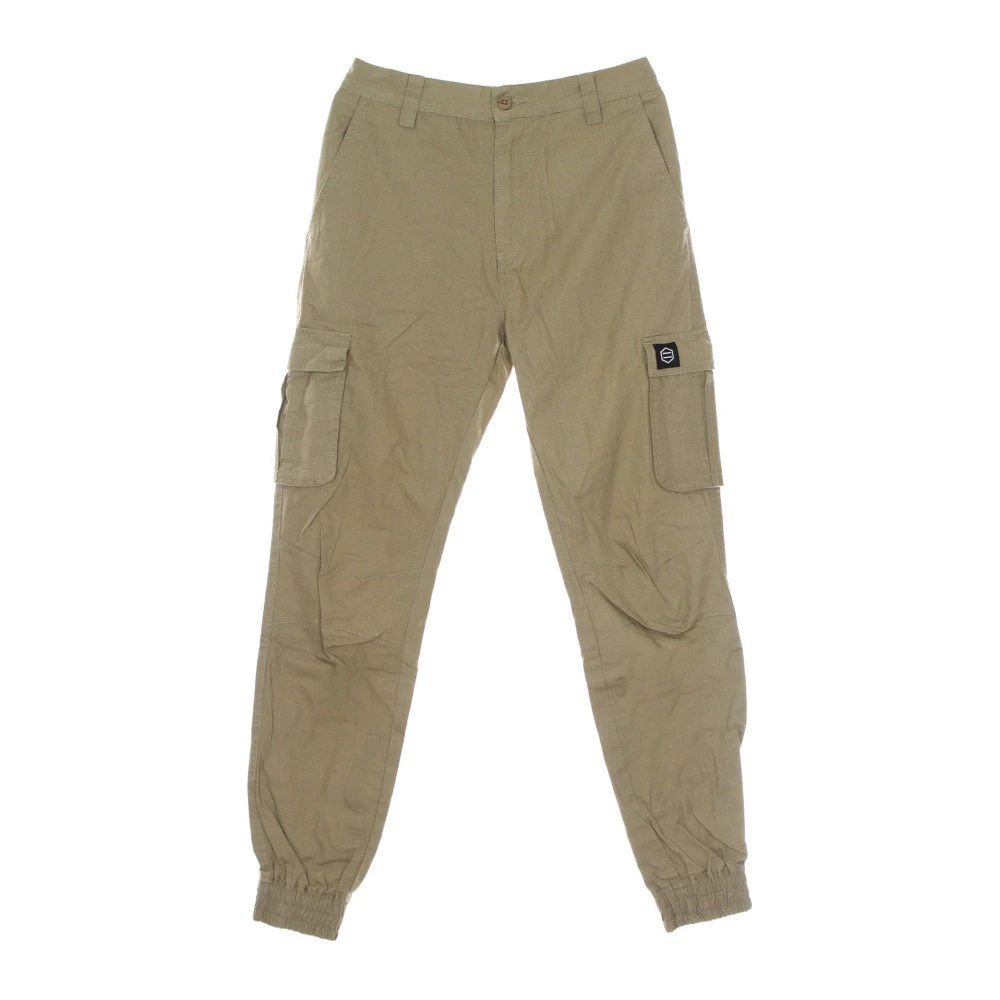 Dolly Noire Ripstop Cargo Broek Beige Heren