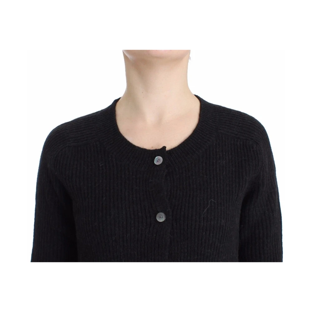 John Galliano Zwarte wollen Cardigan Black Dames