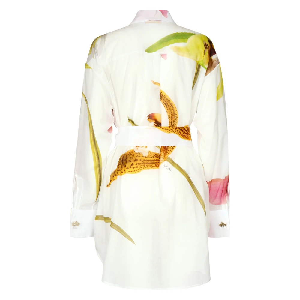 Genny Witte Jurken Vestiti Multicolor Dames