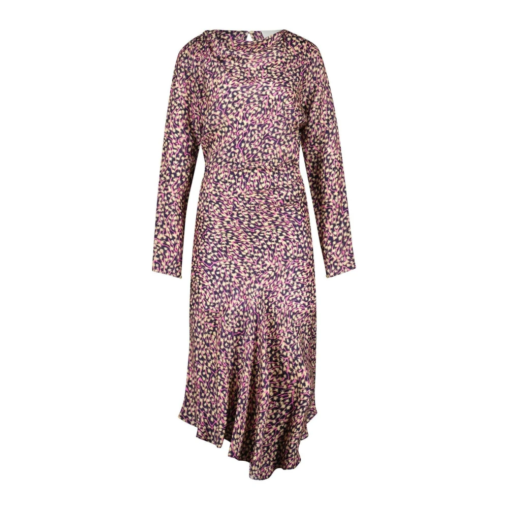 Isabel marant Zijde Blend Ulani Jurk Multicolor Dames