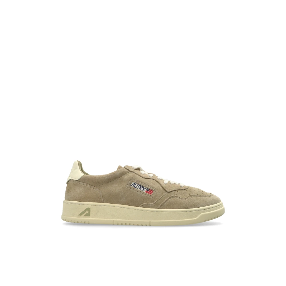 Autry Men's Beige Sneakers, 8 Uk, Medalist Trainers
