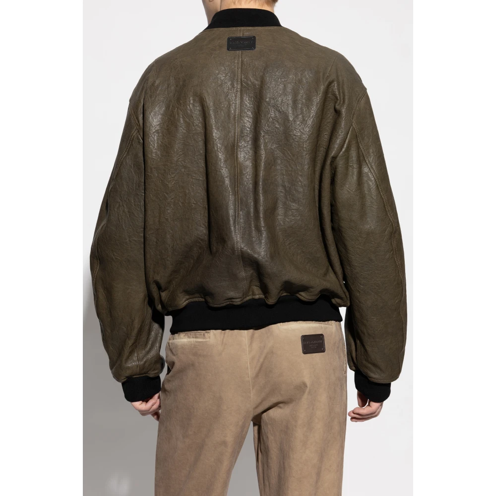 Dolce & Gabbana Jas type bomber Green Heren