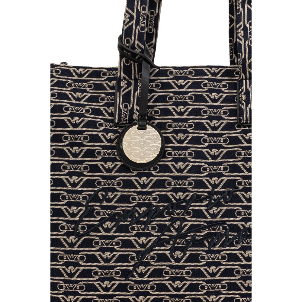 Emporio Armani shopper type tas Black Dames