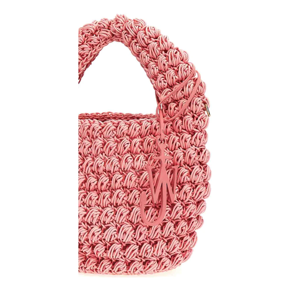 JW Anderson Popcorn Handtas met Schouderband Pink Dames