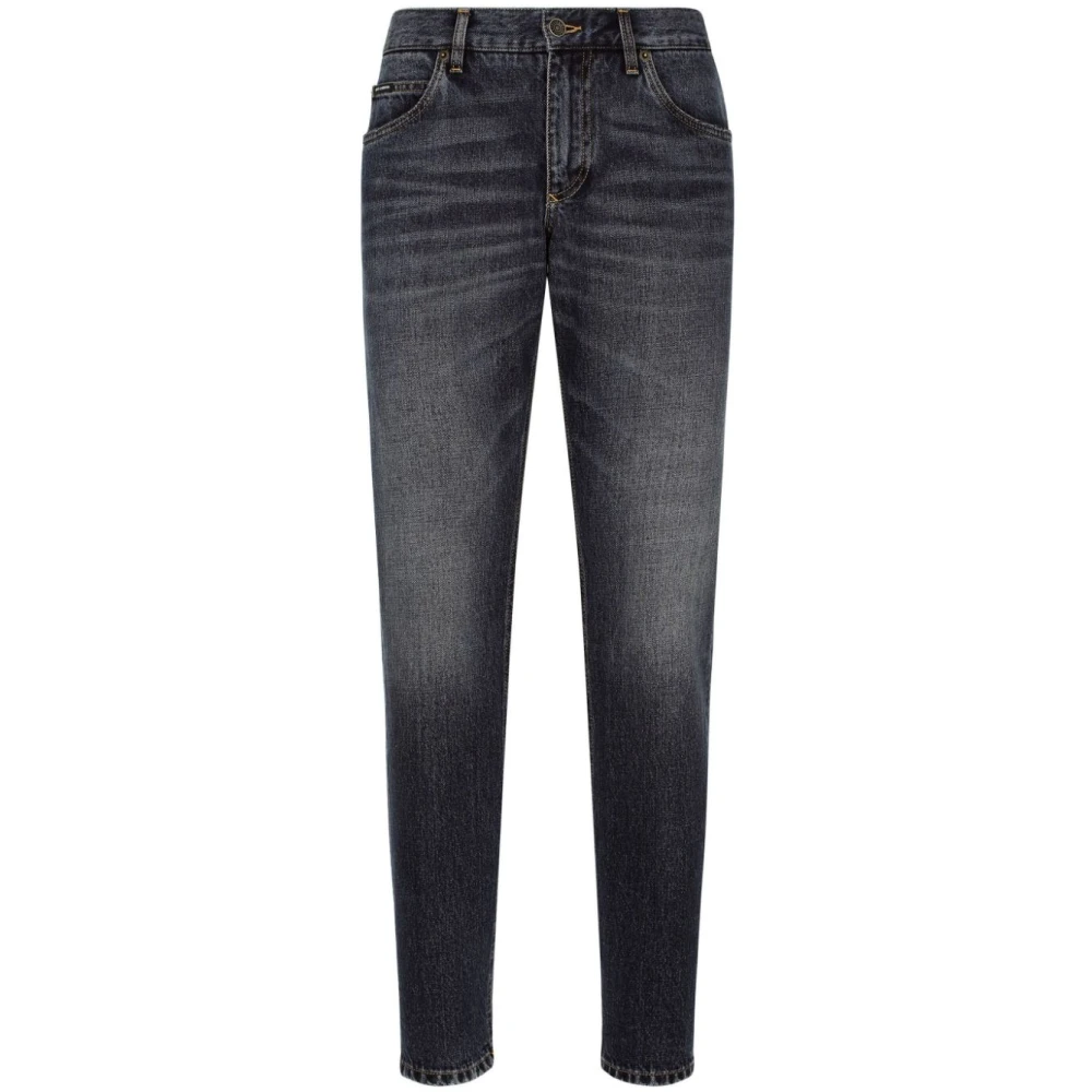 Dolce & Gabbana Klassieke Denim Jeans voor Dagelijks Gebruik Blue Heren