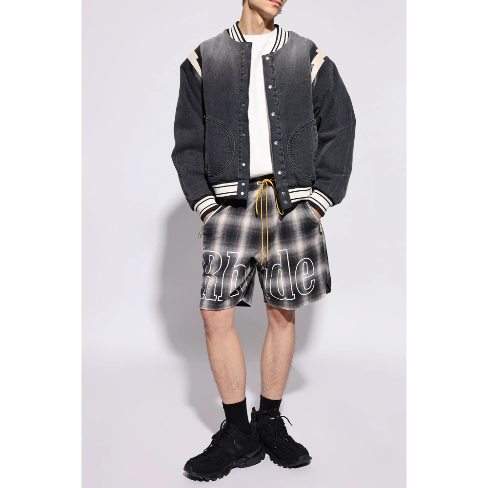 Rhude Logo Shorts Multicolor Heren