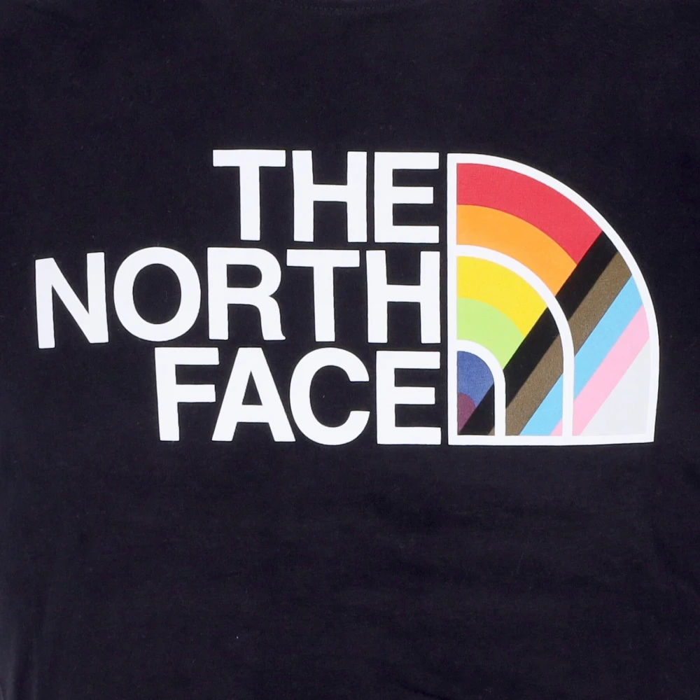 The North Face Regenboog Trots Tee Zwart T-Shirt Black Dames