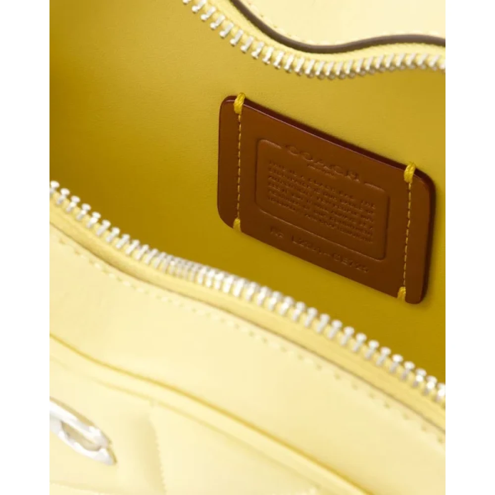 Coach Leather shoulder-bags Yellow Dames