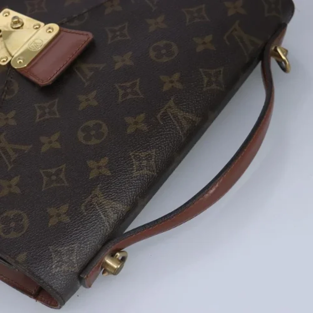 Louis Vuitton Vintage Pre-owned Canvas handbags Brown Dames