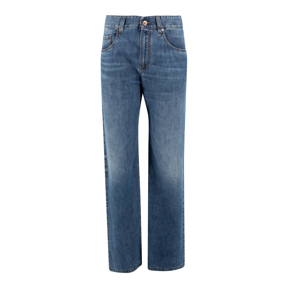 Jeans > Straight Jeans - - Brunello Cucinelli - Modalova