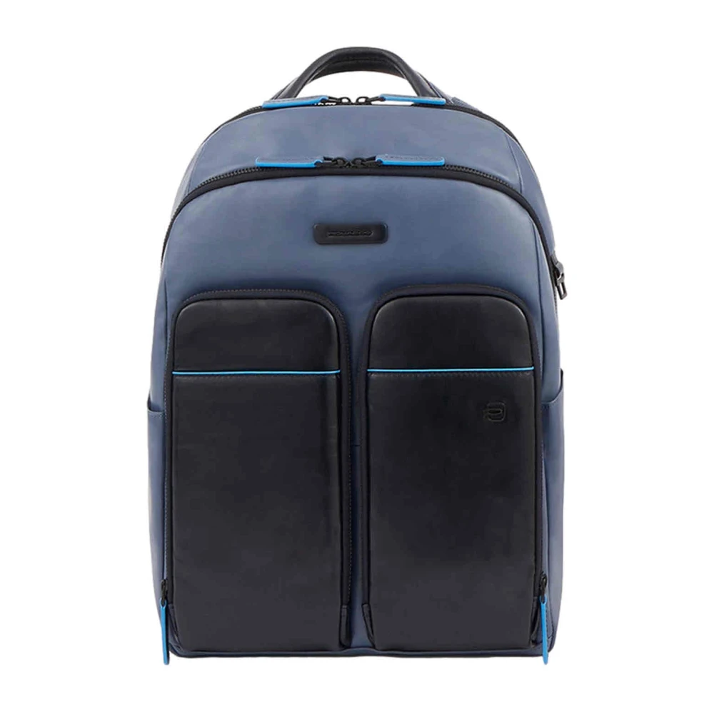 Piquadro Backpacks Blue Heren